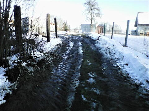 Hrdoňovice 22.1.2021 - poškozená komunikace 1096-8, foto Kratinovi, 3